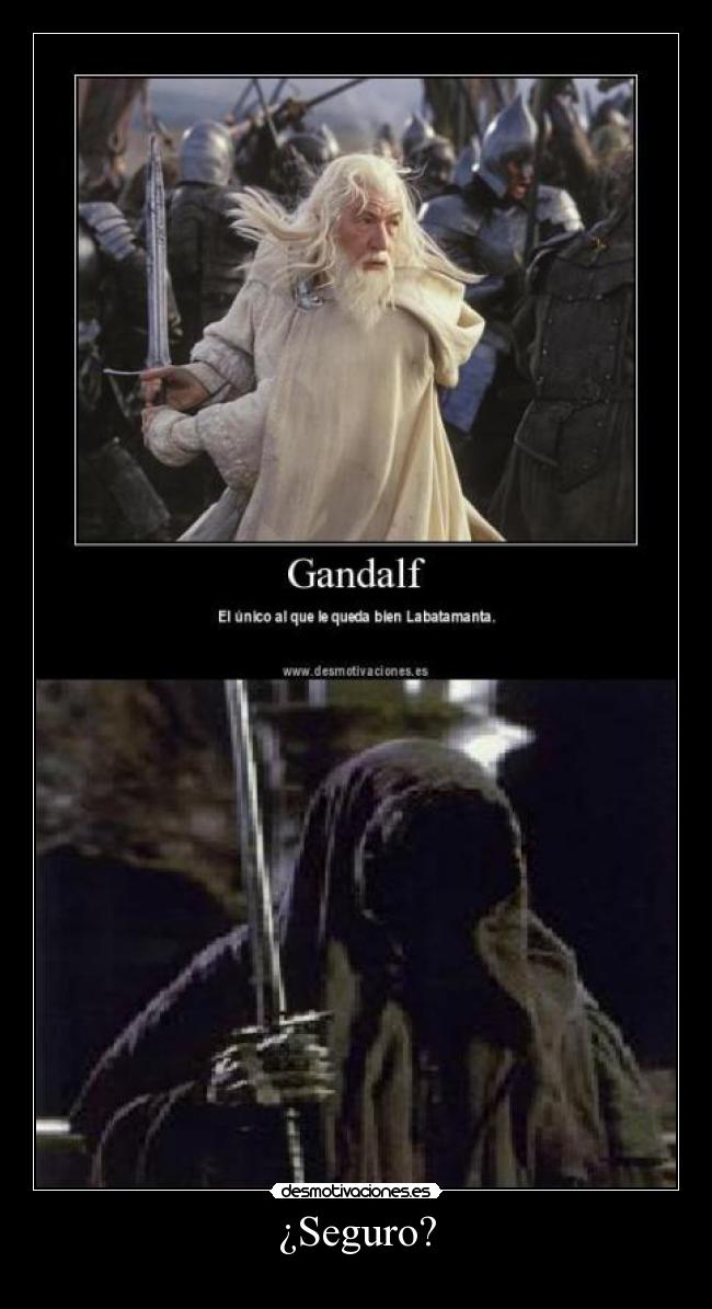 ¿Seguro? -