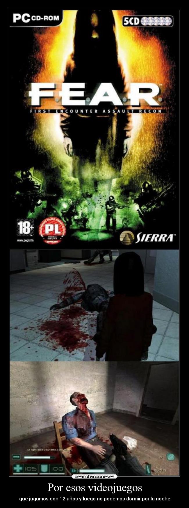 carteles videojuegos terror infancia 18 videojuegos desmotivaciones