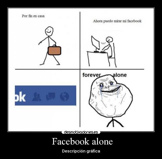 Facebook alone -