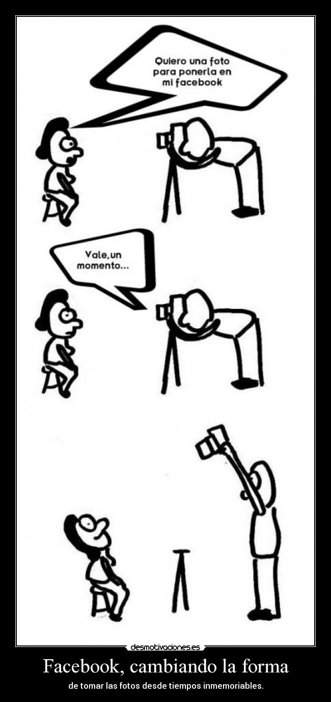 Facebook, cambiando la forma -
