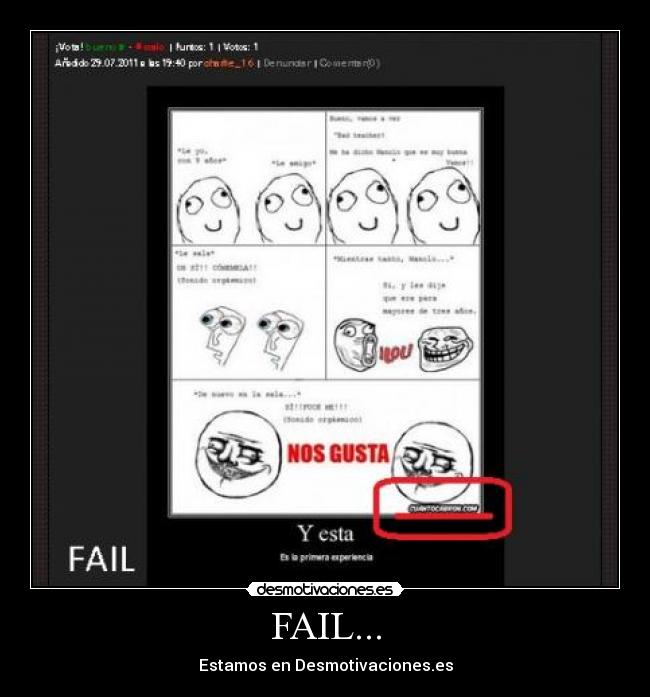 FAIL... -
