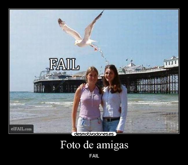 Foto de amigas - FAIL