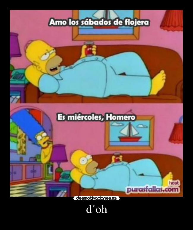 carteles homero marge doh desmotivaciones