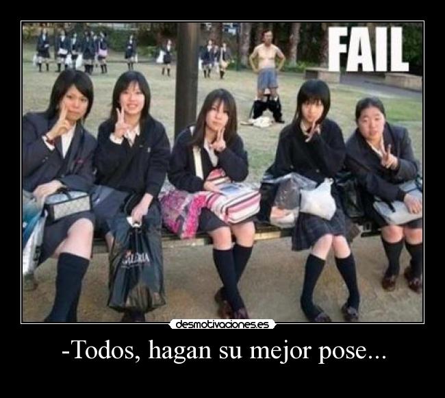 -Todos, hagan su mejor pose... -