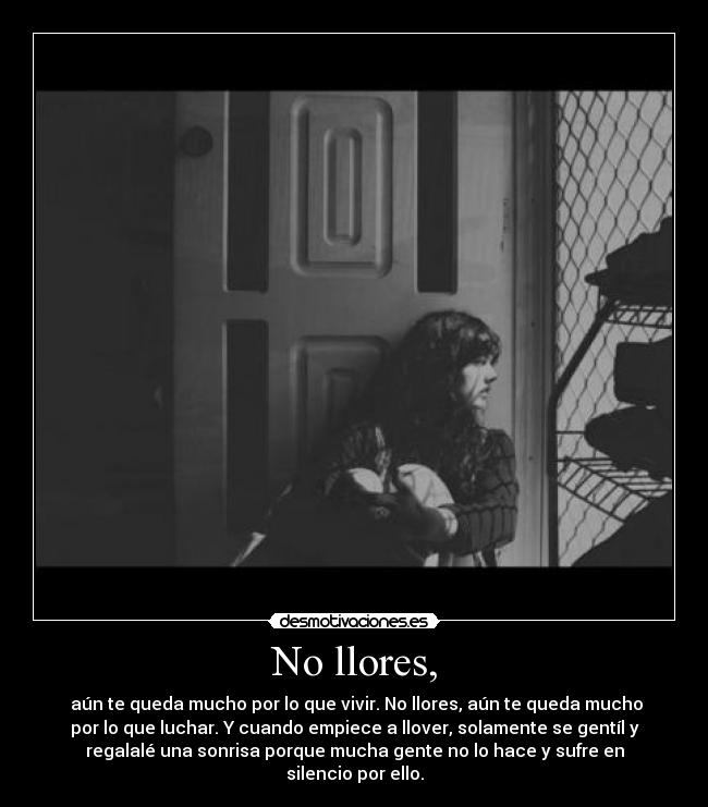 carteles llores desmotivaciones