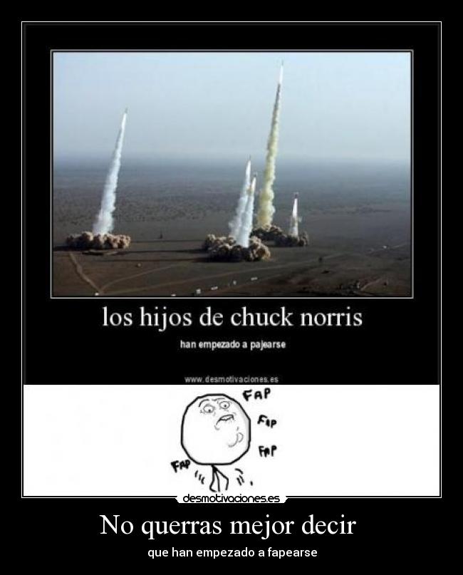 No querras mejor decir - que han empezado a fapearse