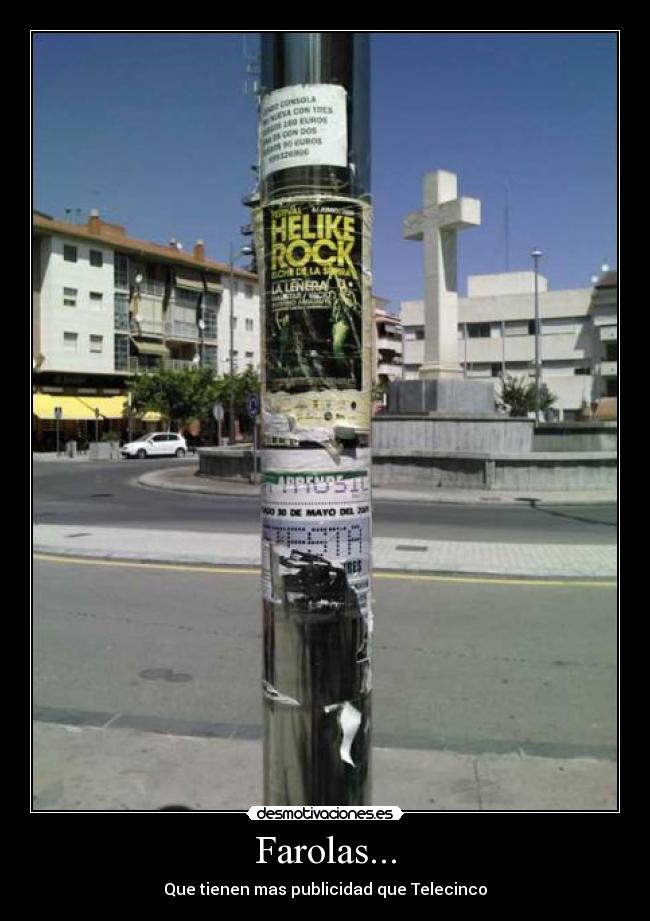 carteles farolas desmotivaciones