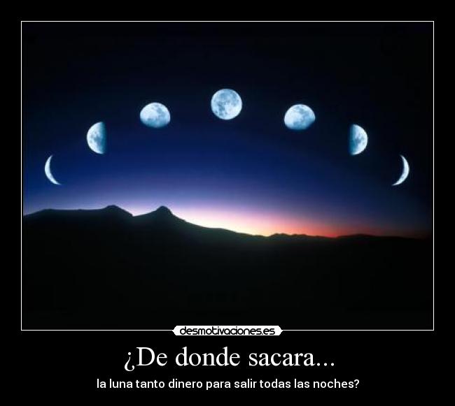 ¿De donde sacara... - 