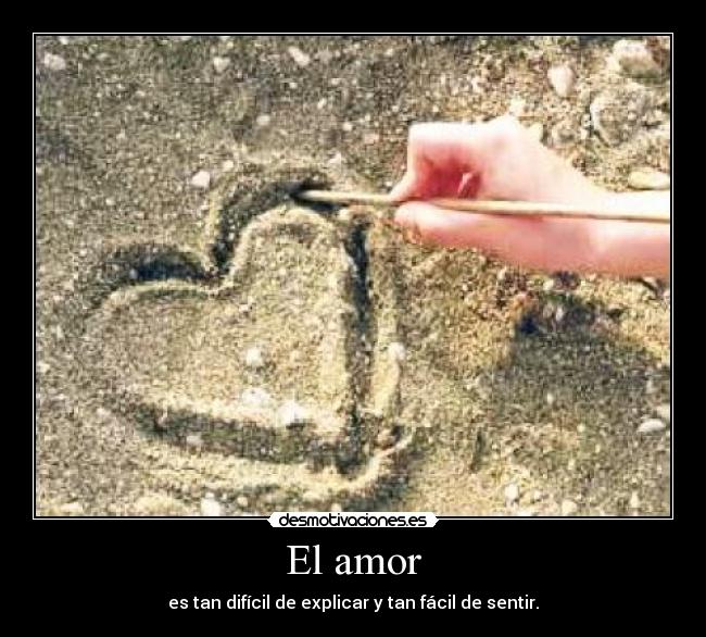 El amor -