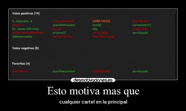 Esto motiva mas que -