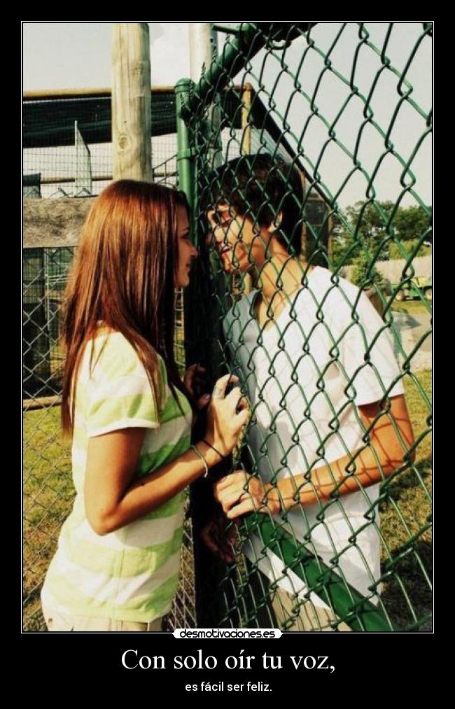 Con solo oír tu voz, - 
