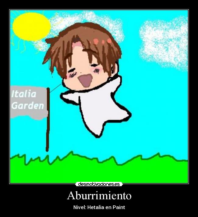 Aburrimiento - Nivel: Hetalia en Paint