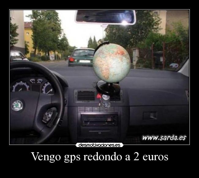 Vengo gps redondo a 2 euros -