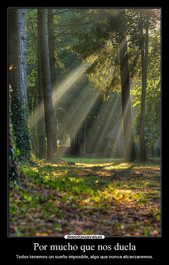 Por mucho que nos duela -