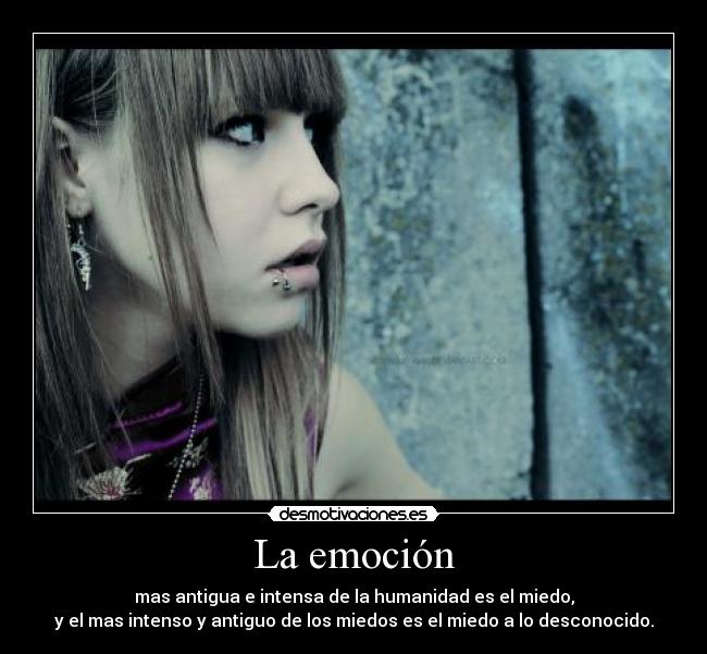 La emoción -