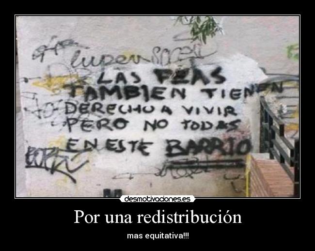 Por una redistribución -