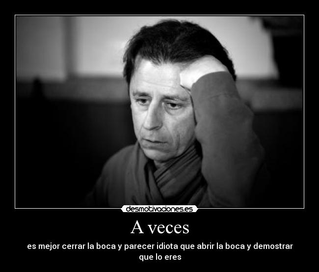 A veces -