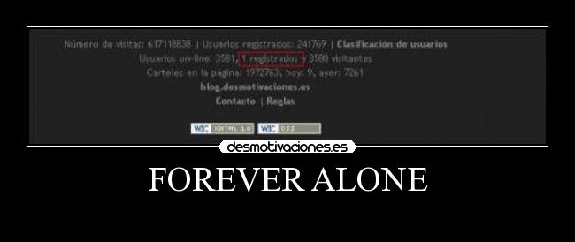 FOREVER ALONE - 