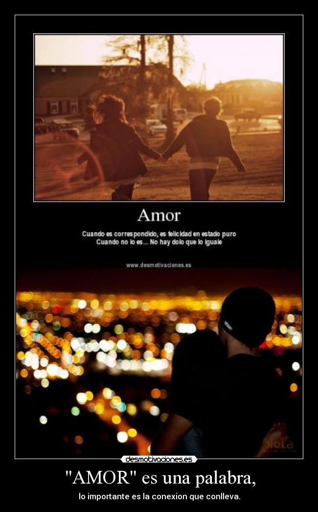 AMOR es una palabra, - 