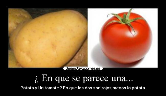 ¿ En que se parece una... -