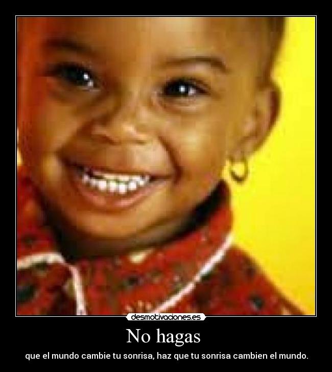 No hagas -