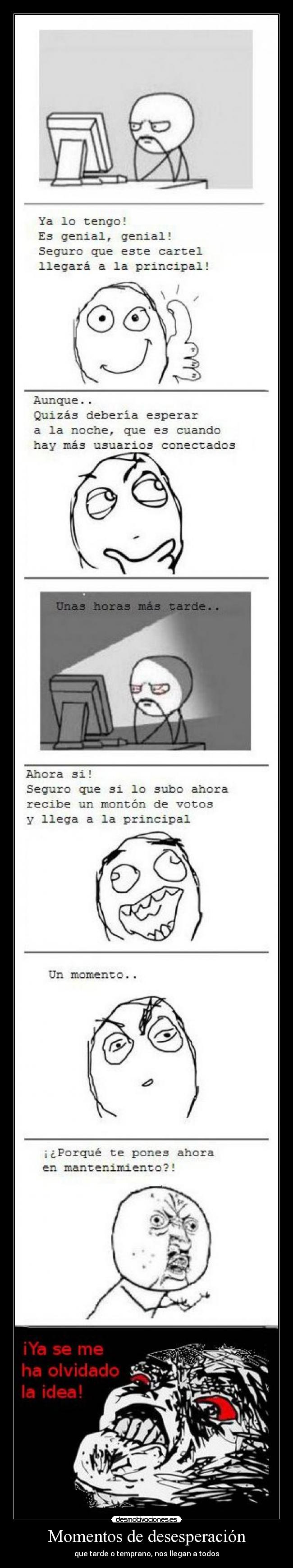 Momentos de desesperación - 