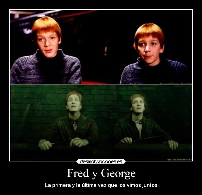 Fred y George - La primera y la última vez que los vimos juntos