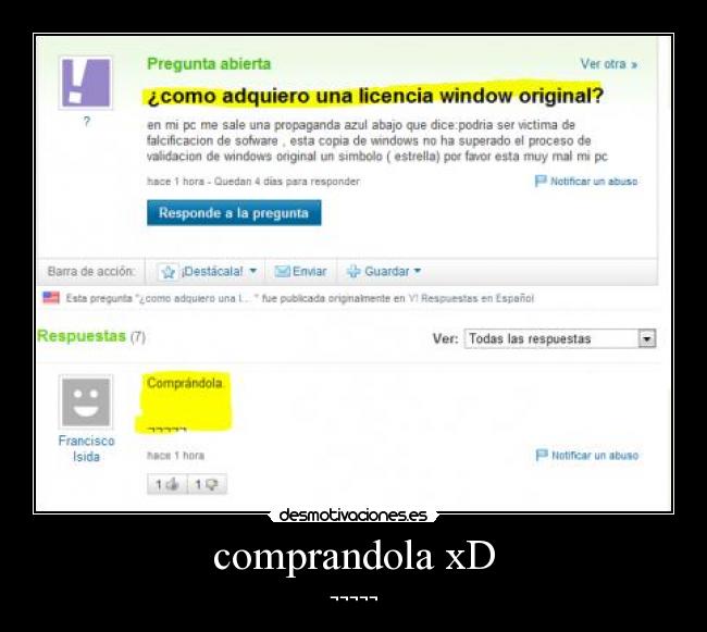 comprandola xD - ¬¬¬¬¬