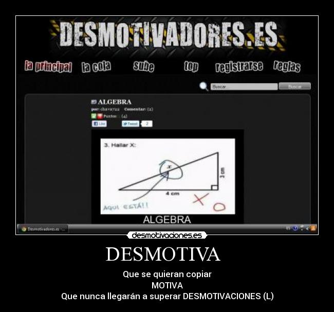 DESMOTIVA -