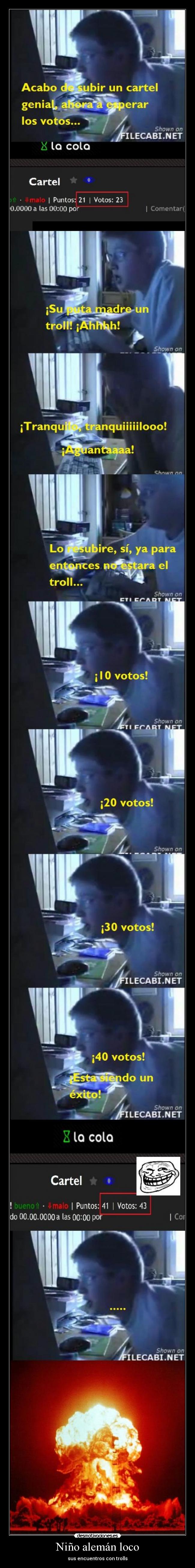 Niño alemán loco -