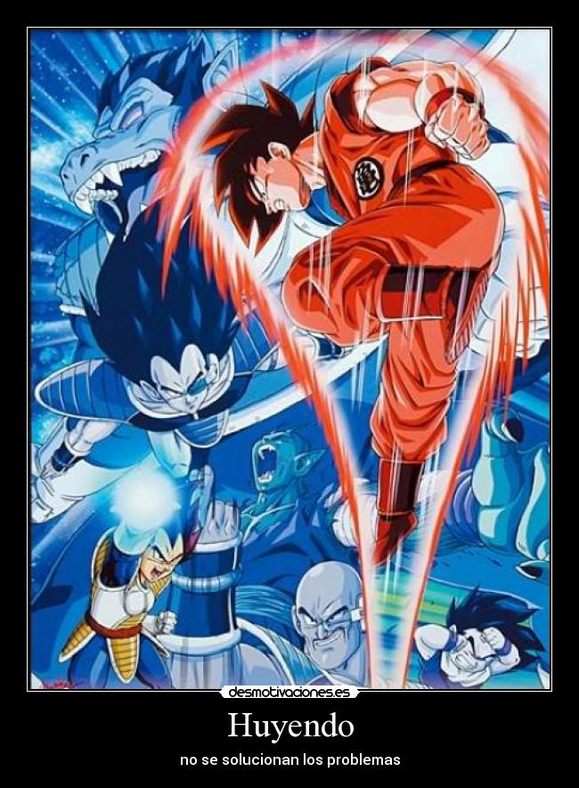 Huyendo - no se solucionan los problemas