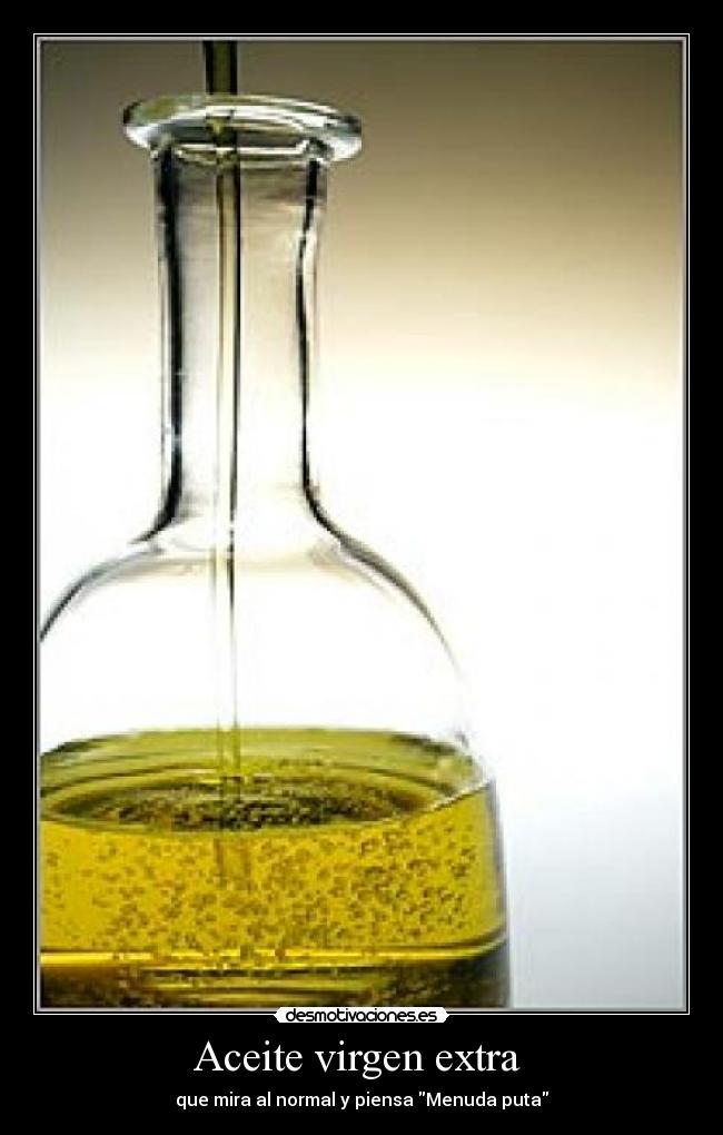 Aceite virgen extra -