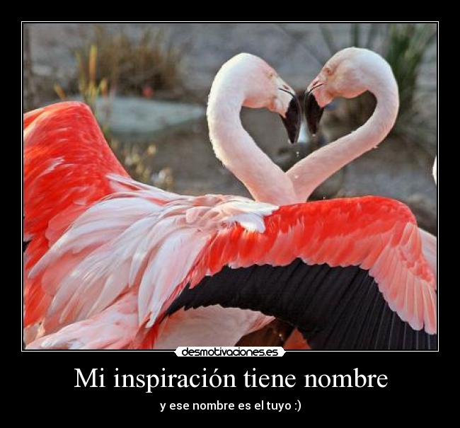 Mi inspiración tiene nombre -