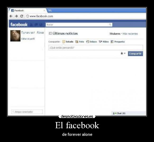 El facebook - de forever alone