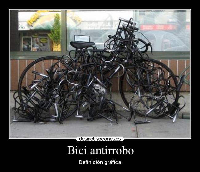 Bici antirrobo -