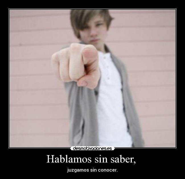 Hablamos sin saber,  - 