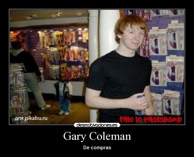 Gary Coleman - De compras