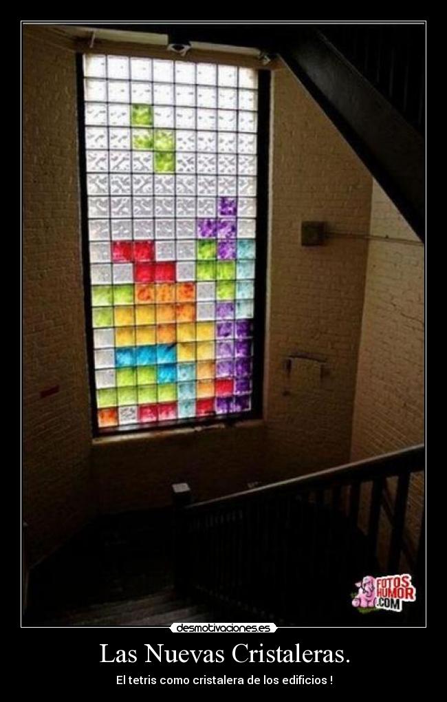 Las Nuevas Cristaleras. - El tetris como cristalera de los edificios !