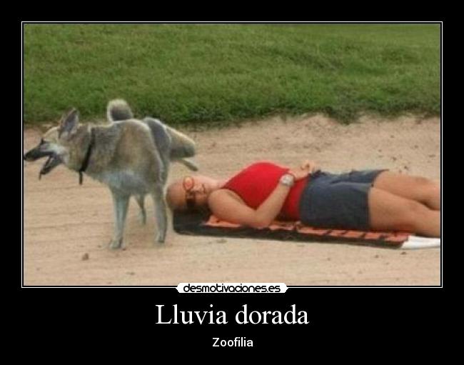 Lluvia dorada - Zoofilia