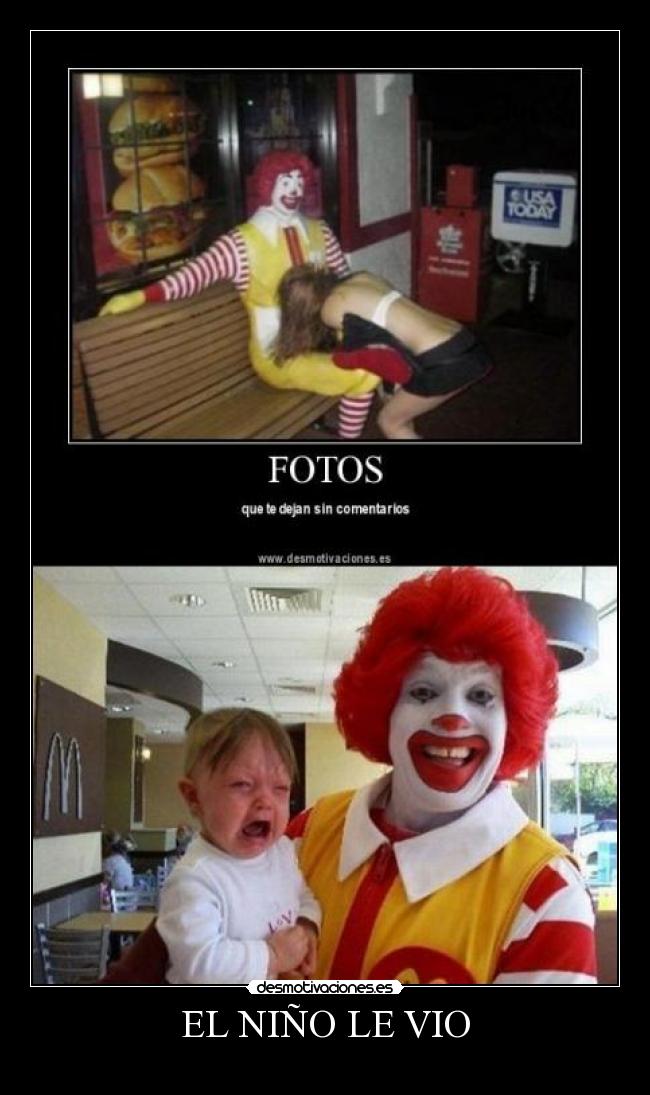 EL NIÑO LE VIO -