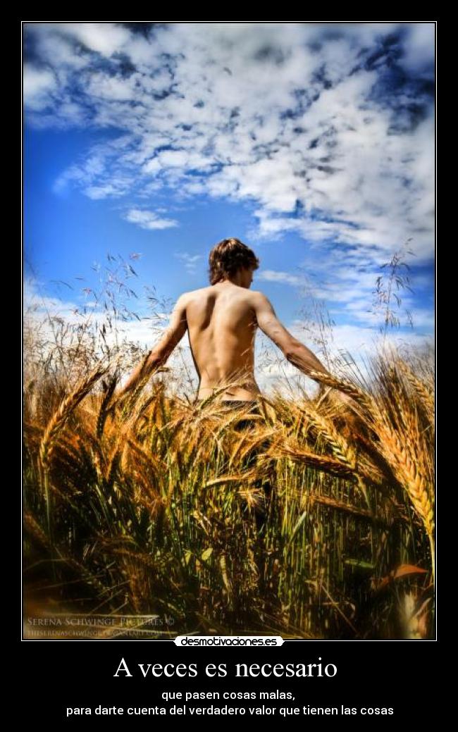 A veces es necesario  - 