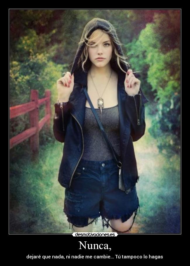 Nunca, - 