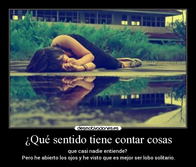 ¿Qué sentido tiene contar cosas - 