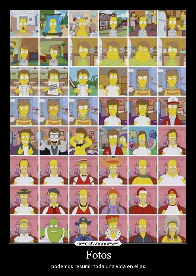 Fotos - podemos resumir toda una vida en ellas