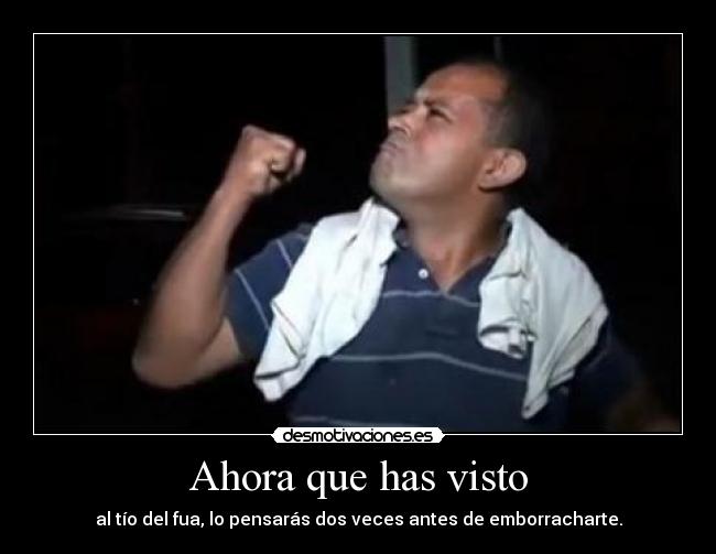 Ahora que has visto -