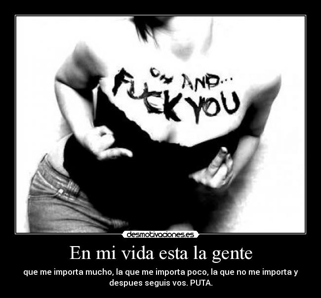 En mi vida esta la gente - 