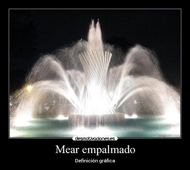 Mear empalmado - 