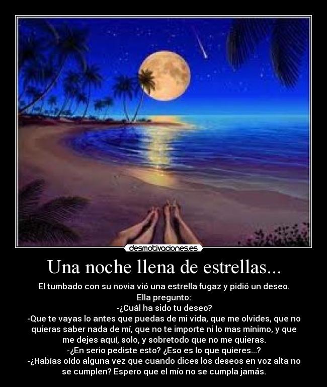 Una noche llena de estrellas... - 