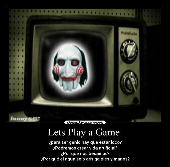 carteles lets play game desmotivaciones