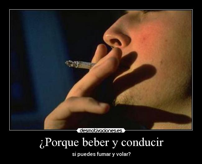 ¿Porque beber y conducir -